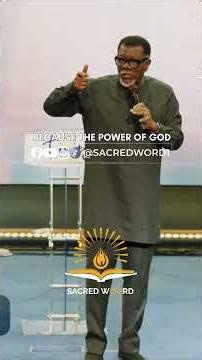“Some people have learned how to use the power more than others.” — Pastor Mensa Otabil