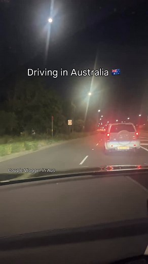 Driving in Australia # Australia #sydneylife #viralreels | Couple Vlogger In Australia