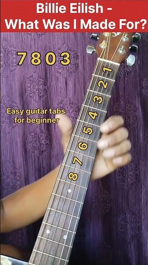 What Was I Made For? - Guitar Tab | Beginners
