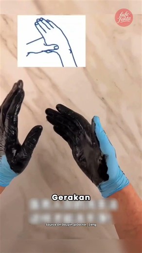 Cara mencuci tangan yang baik dan benar menurut anjuran petugas medis.