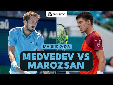 Daniil Medvedev Faces Fabian Marozsan 👊 | Madrid 2026 Highlights