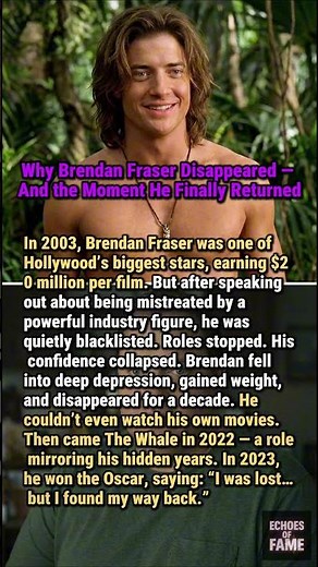 Why Brendan Fraser Disappeared — And the Moment He Finally Returned
