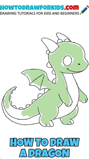 How to Draw a Dragon for Kids