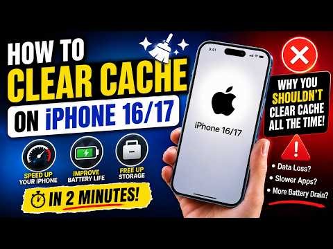 How to Clear Cache on iPhone - Speed Up Your Phone in 2 Minutes
