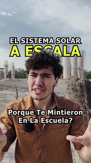 Los diagramas que viste en la escuela mientes. Este es el sistema solar a escala 🪐☀️ #espacio #astronomia #ciencia #aprendeentiktok #datoscuriosos