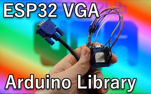 【bitluni's Lab】ESP-32与Arduino VGA库的完美组合！！！
