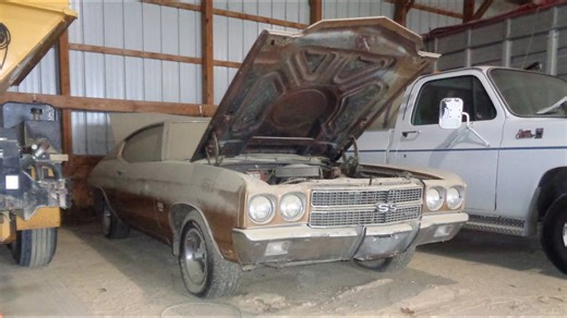 Barn find survivor: 1970 Chevelle 396 SS in gold