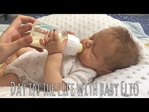 Day In The Life With A Newborn🧸 Full Body Silicone Baby Feeding & Changing + Making Baby Album📕
