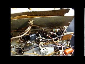 Repair of a junker Admiral tube radio (timewaster project)