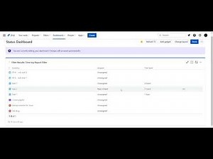 Jira Log Work Report