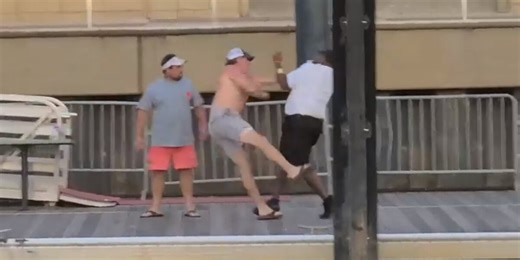 Brawl caught on camera along riverfront in Alabama