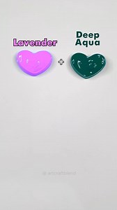 587K views · 12K reactions | Lavender + Deep Aqua Color Mixing! . . . . #colormixing #mixing #mixingthings #asmr #satisfying #guessthecolor #mixedcolors #artcraftblend | Art Craft Blend | Facebook