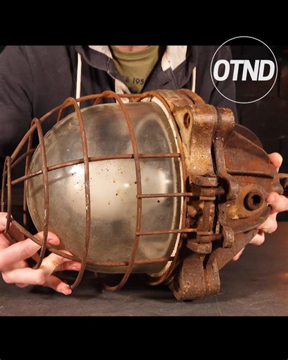 1.4M views · 20K reactions | A step-by-step restoration turning a rusty old lamp into a stunning industrial centerpiece. #satisfyingvideos #restoration #fblifestyle #beforeandafter #metalwork | Old Things Never Die | Facebook