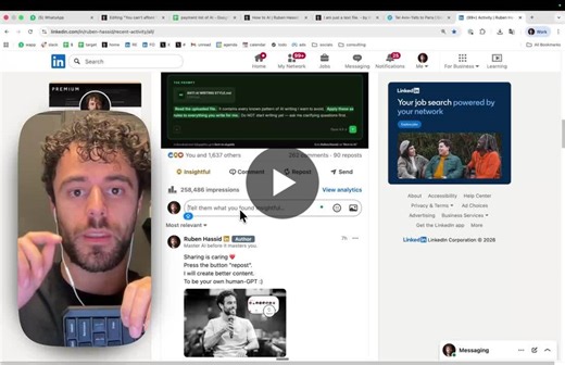 How to reply to LinkedIn comments in 10 seconds.Here's the exact workflow:Step 1: Go to wispr .ai. Download for free.Step 2: Pick your activation key (I use Shift).Step 3: Go to your LinkedIn… | Axelle Malek | 136 comments