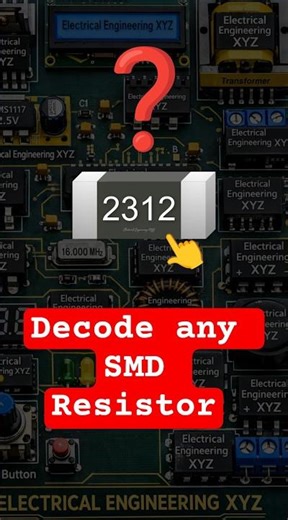 Decode 2312 and 1123 #smd #resistor #diy #howto #repairing #tv #pcb