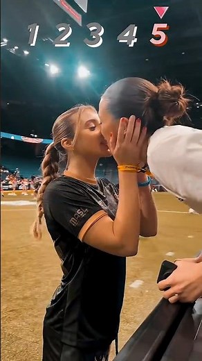 Crazy Kissing Moments 😳💋 | Women’s Football ⚽🔥#womensfootball #kisses #shorts