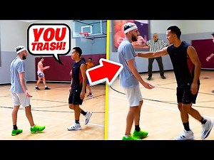 Things Got Physical vs TRASH TALKER **Mic’d Up Basketball vs Hater**