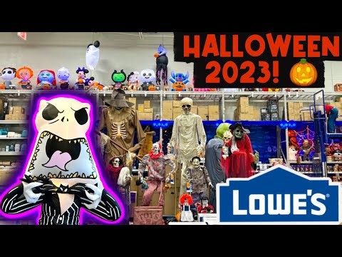 Halloween At Lowes 2023 | FULL WALKTHROUGH Of All Animatronics And Inflatables