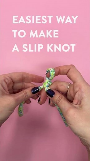 Quick and Easy Way to Make a Slip Knot