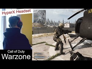 COD Warzone using HyperX Cloud Alpha Headset Sound and Mic Test