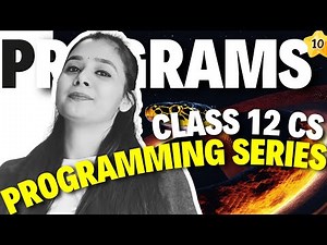 ⚠️Programming Series ⚠️ Binary File 5 Marks Program | All PYQs in 1 Series | Prog -10 #lovejeetarora