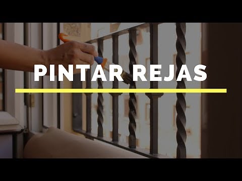 Cómo pintar rejas de ventanas y balcones