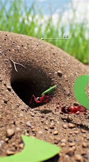 Inside the Ant Colony 🐜 (3D Documentary) #wildlifephotography