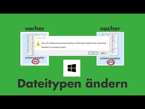 Dateityp anzeigen und ändern | Windows | Datei konvertieren
