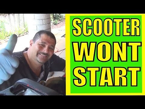 Scooter Won't Start After Sitting