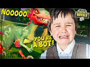 TROLLING ANGRY NOOB WITH *NEW* RAPTOR DINOSAURS IN FORTNITE! (ProPepper Fortnite Trolling)
