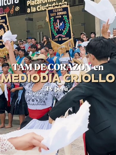 ¡Hoy brillamos en la pantalla de TV Perú! 🎥🇵🇪✨ Así fue la presentación de nuestros alumnos de TAM DE CORAZÓN hoy en la explanada del Ministerio de Cultura, participando en el estreno del programa