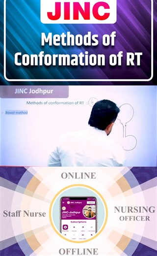 JINC Nursing Officer Coaching Jodhpur | Methods of Conformation of RT Fun&Learn By Akki sir....... . . . #shorts #youtube #viral #status #shorts #jincenursing #nursingvideos... | Instagram