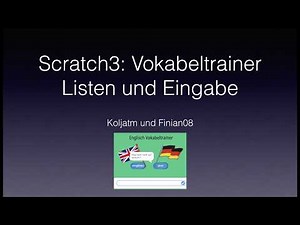 Vokabeltrainer in Scratch3 bauen