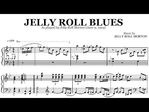 Jelly Roll Morton - Jelly Roll Blues | Transcription