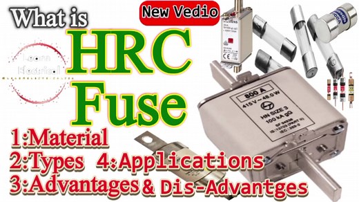 HRC Fuse.Types of HRC fuse.Advantages and Dis-advantages.Material.Parts.complete detail in a one vedio.🙄 | Learn Electrical