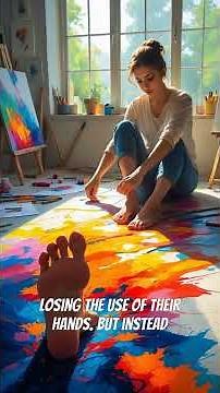 Unbelievable Art: Masterpieces Painted Entirely by Foot!