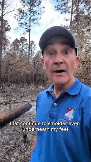 Multiple freezes, lack of rain and the wind. Live from Brantley County and the ongoing fires
