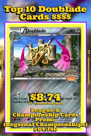 Top 10 RAREST & Most EXPENSIVE Doublade Pokémon Cards (You Won’t Believe #1 😱) #pokemon #top10 #tcg