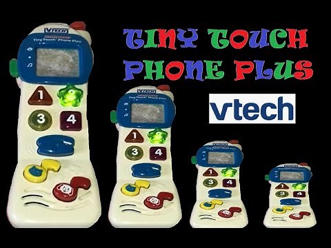 Vtech Little Smart Tiny Touch Phone Plus Babies Vintage Toddler Toy