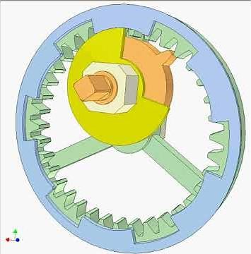 Transmission with teeth-uncompleted gears 9