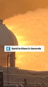 Testing rocket boosters creates extreme heat that turns sand into glass. | Interesting Engineering