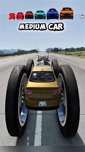 High Speed Collision 🏎️💥 #automobile #beamngdrive #beamngdrive