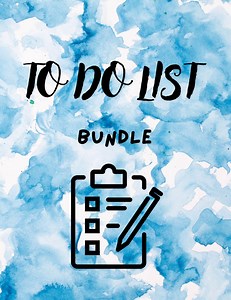 Ultimate to Do List Bundle, Printable & Editable Daily Planner, Weekly Schedule, Monthly Goals, Productivity Inserts, Task Organizer - Etsy Canada