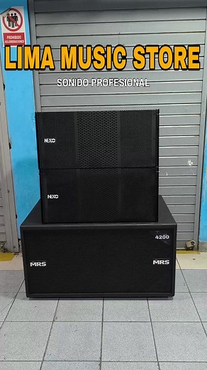 sonido profesional sistema line array sub bajo doble