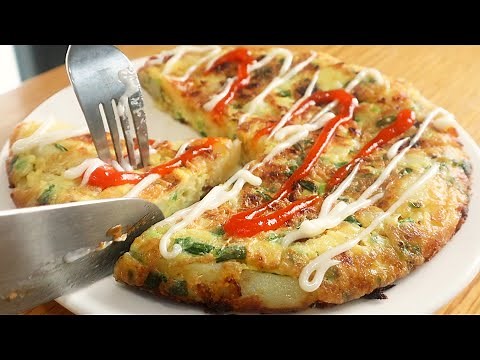 Spanish omelette! Easy Potato Omelet Recipe! Traditionelles Spanisches Omelett!