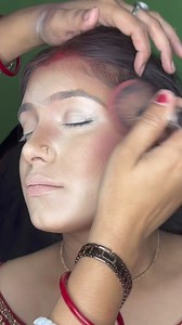 365K views · 1K reactions | Reception bridal tutorial | Bridal Makeup Artist Puja Thakur Paramanik | Facebook