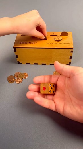 WoosunG 🎲 Board Game Geek | Penny Drop is a classic 😊. It plays quick and it is a fun little push your luck dice rolling game to leave out on the table! #pennies... | Instagram