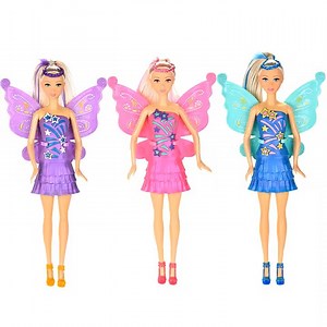 [Hot Item] Flower Fairy Doll Butterfly Girl Decoration Moveable Joint Wing Doll with Makeup