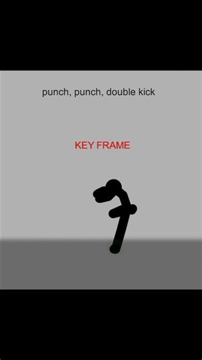 Key frame and In Between Animation Tutorial #sticknodes #stickfight #animation #combo