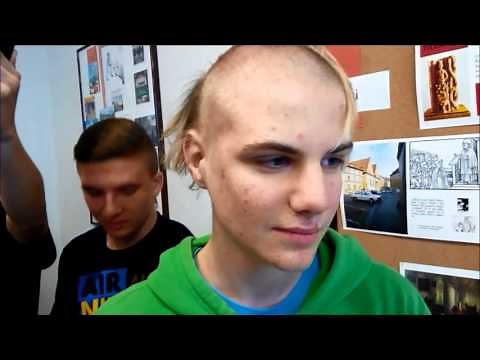 Head Shave Challenge after exam
